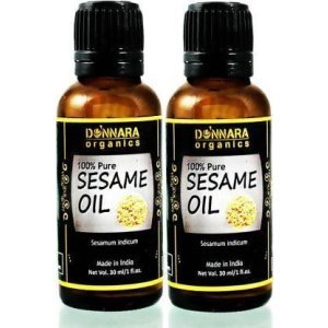 Donnara Organics 100% Pure Sesame Essential Oil (Pack of 2)