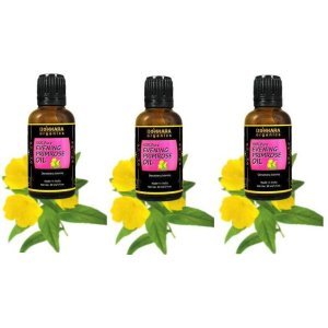 Donnara Organics 100% Pure Evening Primrose Essential Oil (Pack of 3)