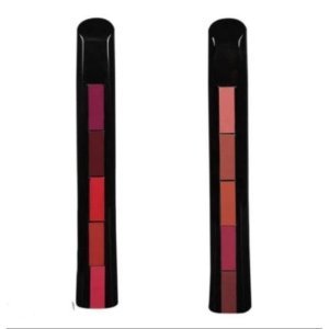 5 in 1 Lipsticks Combo Set, Red & Nude Edition Colors Sensational Fabulous Matte Finish Shades, 7.5g x2pcs