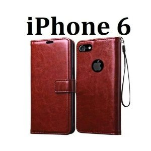 Apple iphone 6 Flip Cover Magnetic Leather Wallet Case (PI-2237522)