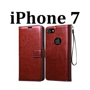 Apple iphone 7 Flip Cover Magnetic Leather Wallet Case (PI-2237525)